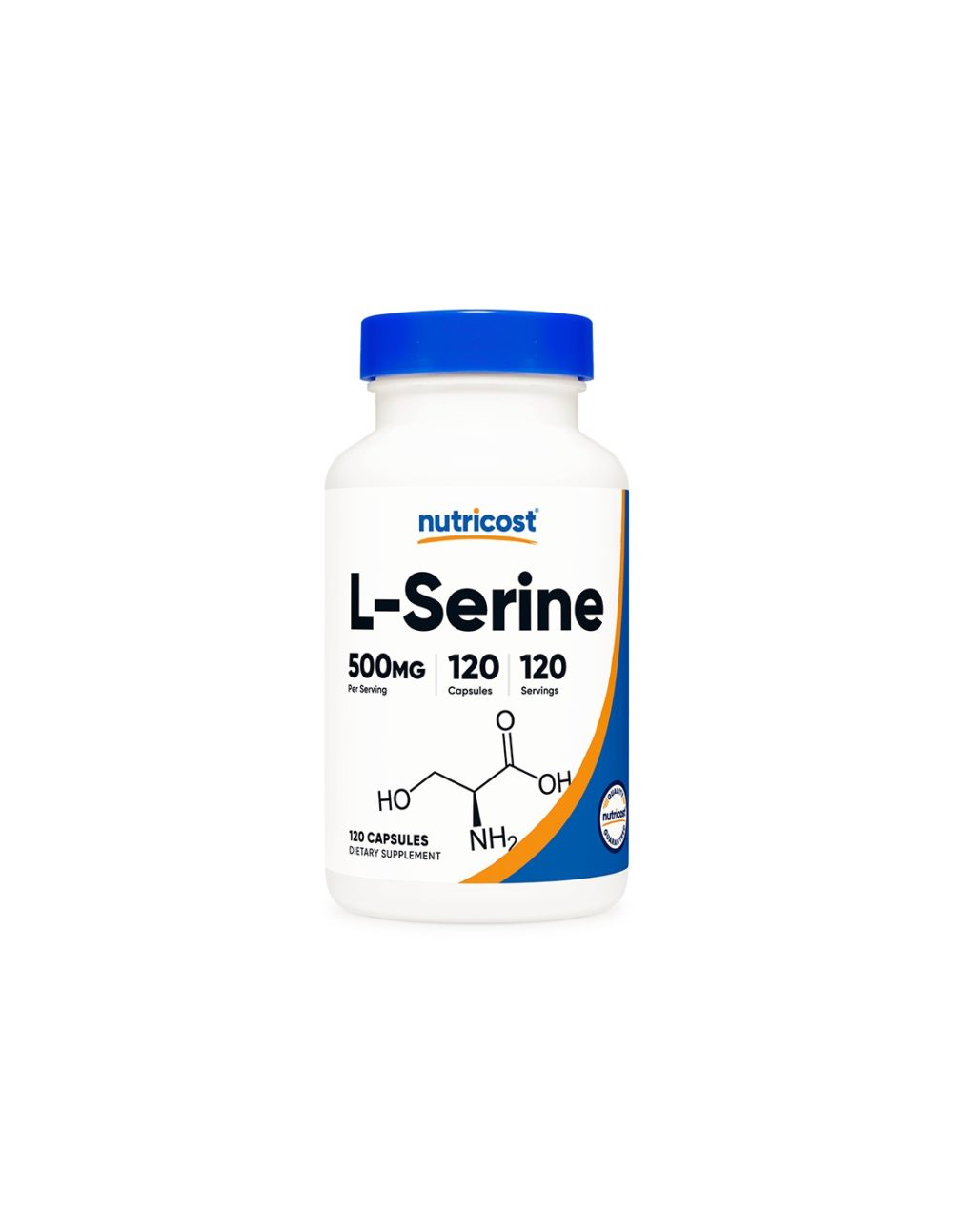 Памет и концентрация – Л-Серин (L-Serine), 500 mg/120 капсули Nutricost