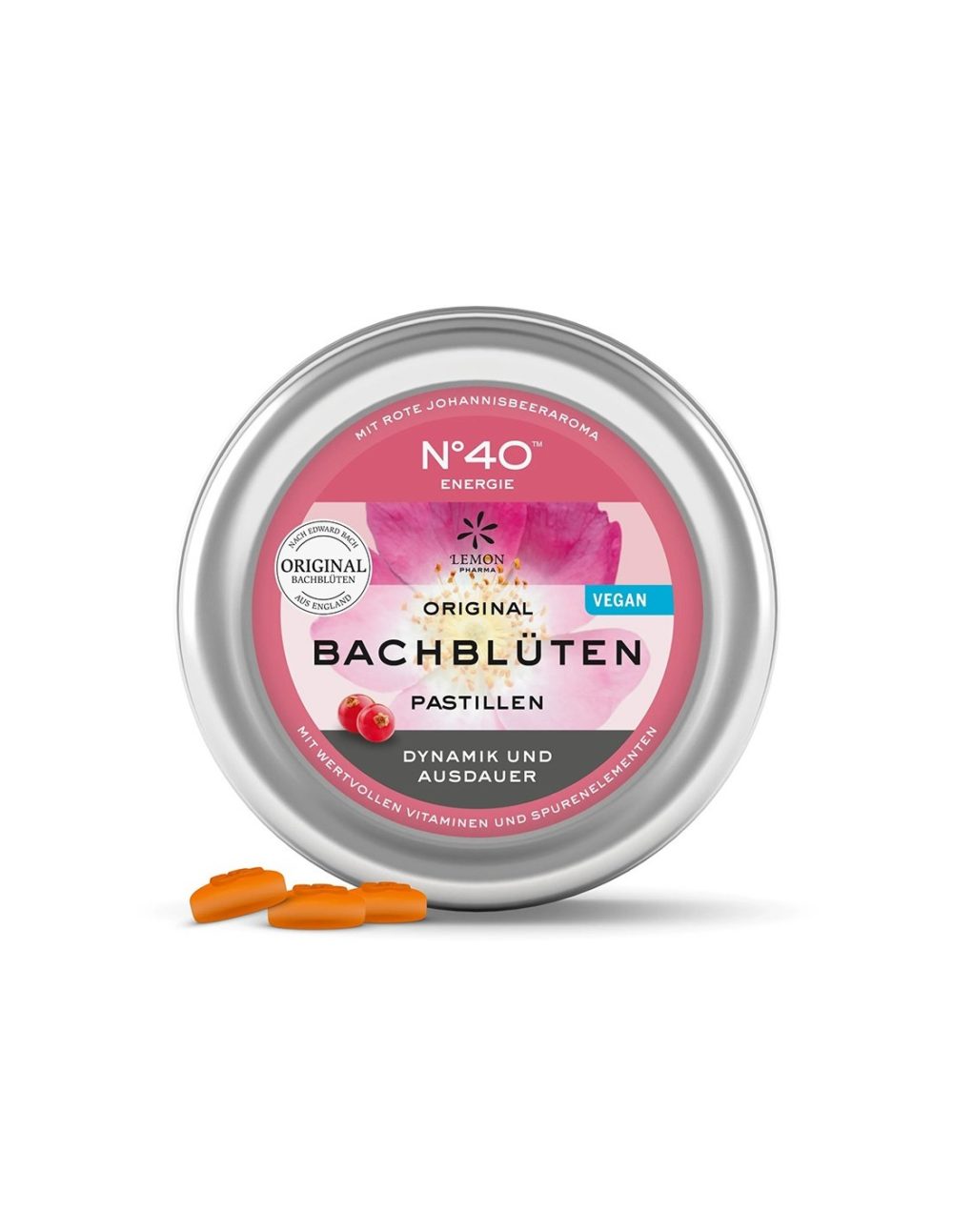 Пастили на д-р Бах – N°40 Енергия, 50 g (~ 40 броя) Lemon Pharma