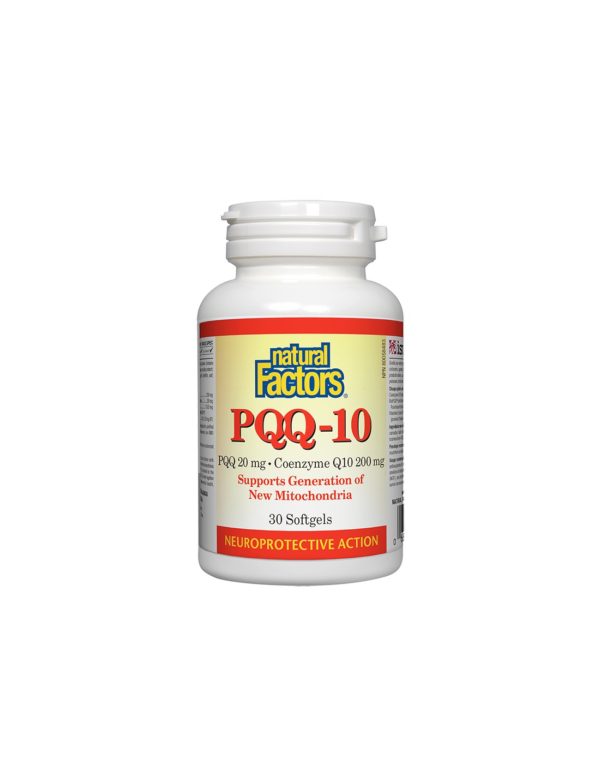 PQQ- 10®/ Пиролоквинолин квинон 20 mg + Коензим Q10 200 mg х 30 софтгел капсули Natural Factors