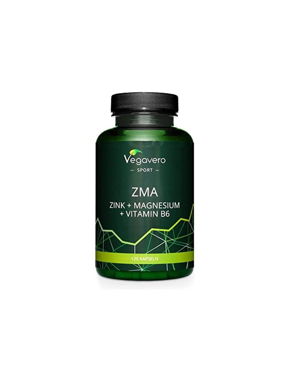 При активен спорт – Цинк+Магнезий+Витамин B6 – ZMA, 120 капсули
