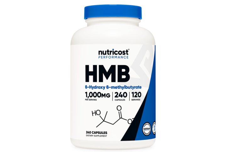 При активен спорт – HMB (Бета-хидрокси-бета-метилбутират), 500 mg/120 капсули, 60 дози Nutricost