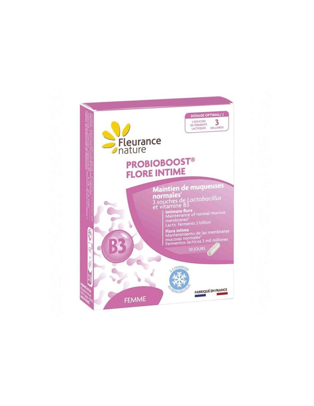 Пробиотик за добра интимна флора Probioboost, 30 капсули Fleurance Nature