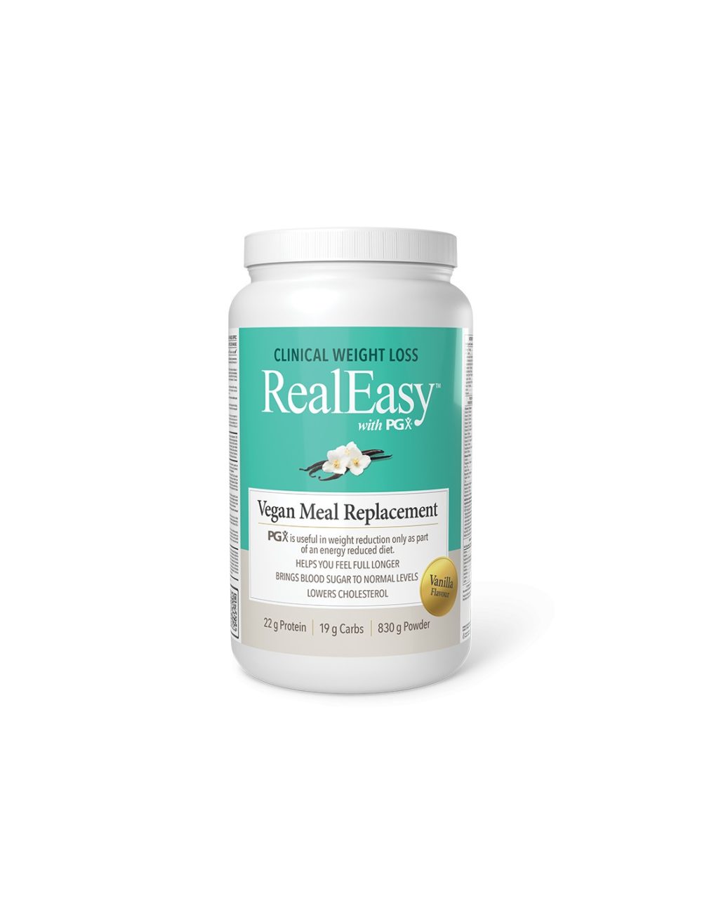 Real Easy™ with PGX® – за здравословно отслабване, 830 g прах с вкус на ванилия