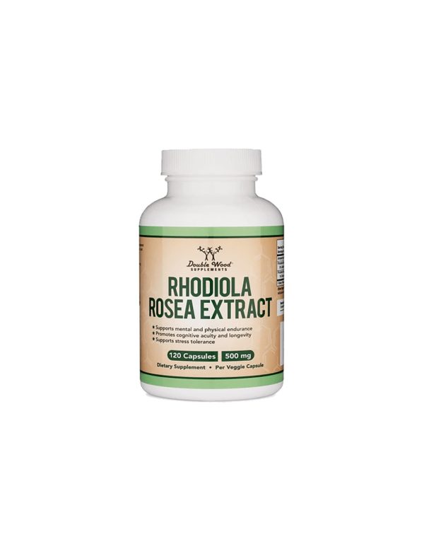 Rhodiola Rosea Extract – Златен корен екстракт, 120 капсули Double Wood
