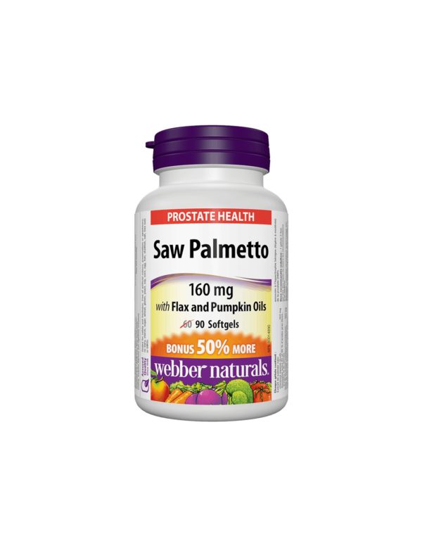 Saw Palmetto With Flax And Pumpkin Oils / Сао палметто (с ленено и тиквено масло), 90 софтгел капсули
