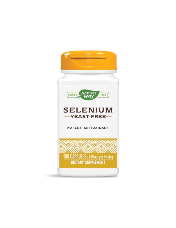 Селен – Selenium 200 mcg, 100 капсули Nature’s Way