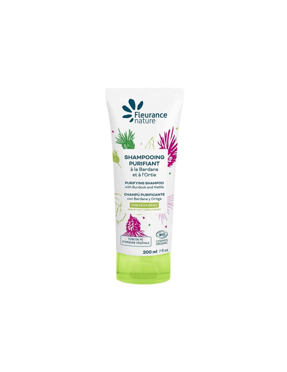Шампоан с Алое Вера, Хинап, Репей, Коприва Био, 200 ml Fleurance Nature