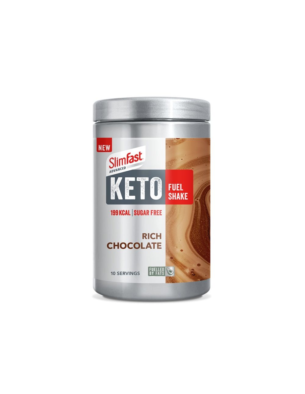 Протеинов шейк при Кето диета за контрол на теглото SlimFast, 320 g прах с вкус на шоколад