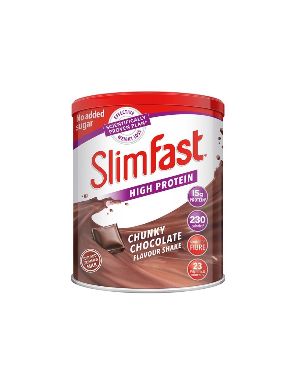 SlimFast® High Protein/ Протеинов шейк за редукция на теглото х 450 g с вкус на шоколад