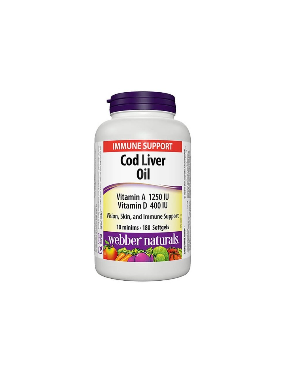 Super Cod liver oil – Черен дроб на треска масло, 180 софтгел капсули