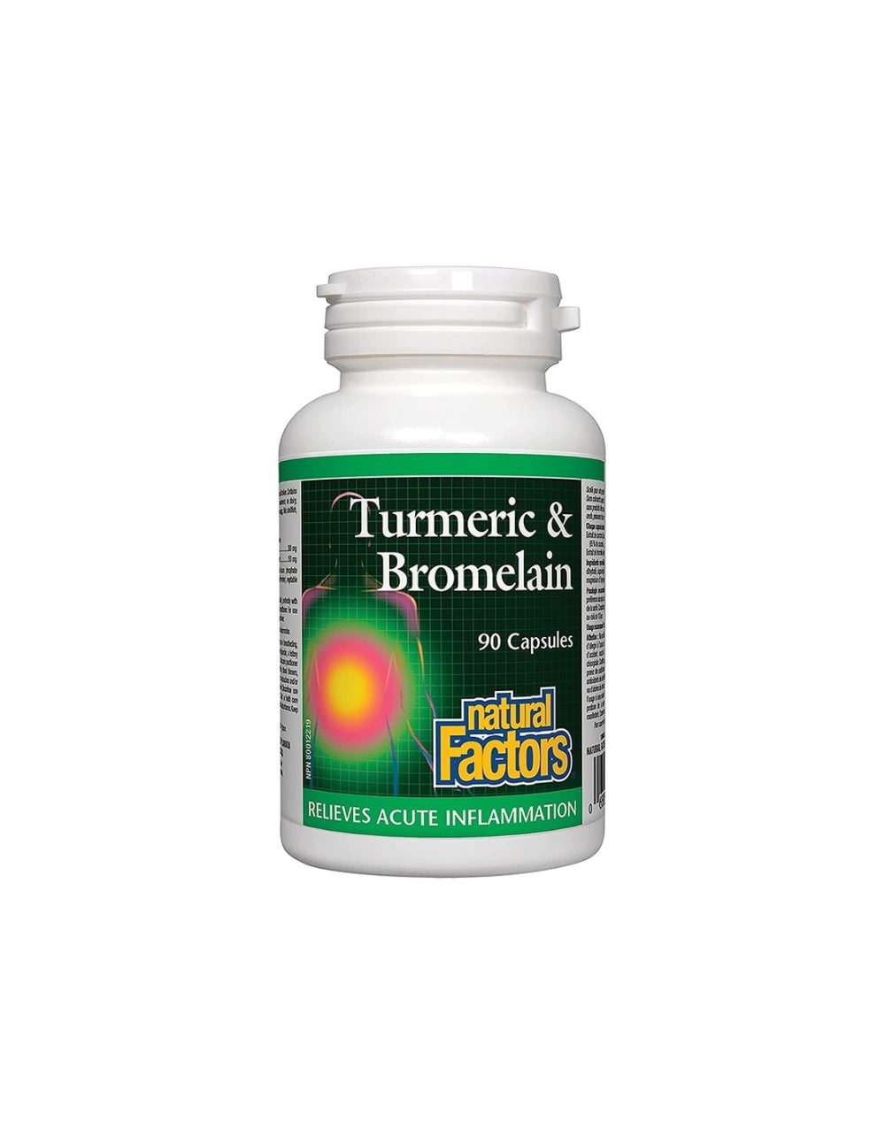 Turmeric & Bromelain – Куркума и Бромелаин, 90 капсули Natural Factors