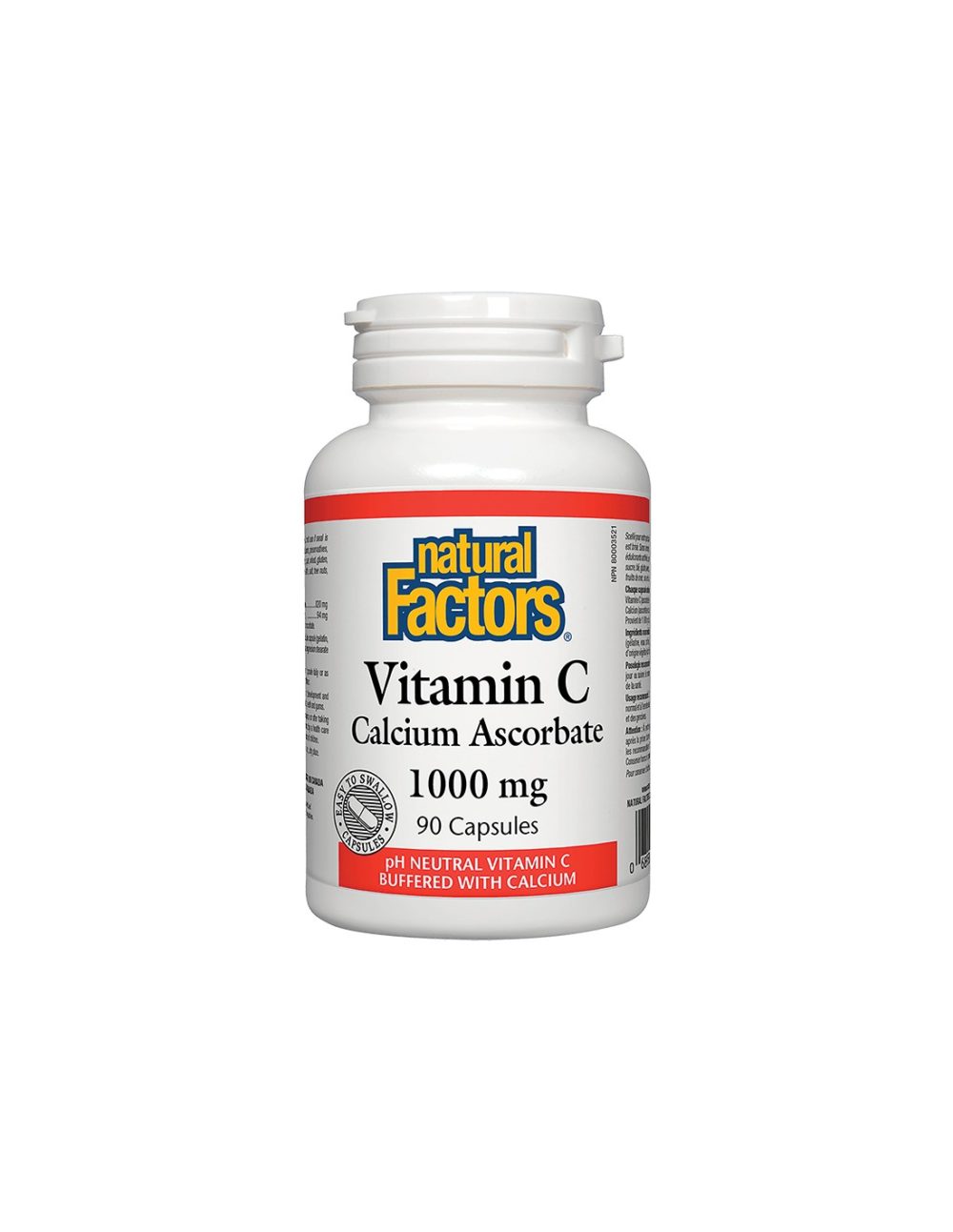Vitamin C / Витамин С (калциев аскорбат), 1000 mg, 90 капсули Natural Factors