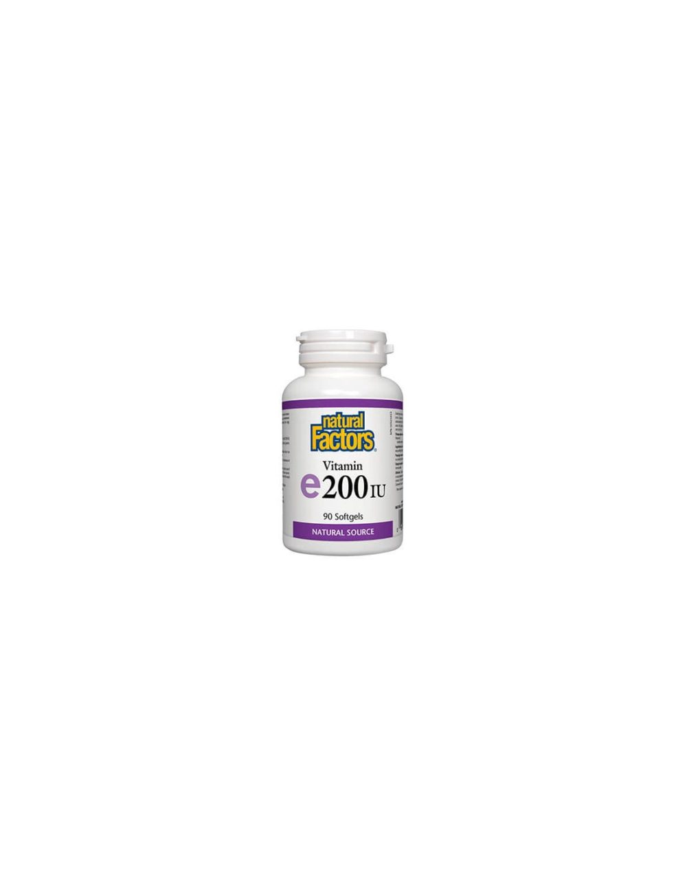 Vitamin E/ Витамин Е (d-алфа токоферол) 200 IU х 90 софтгел капсули Natural Factors