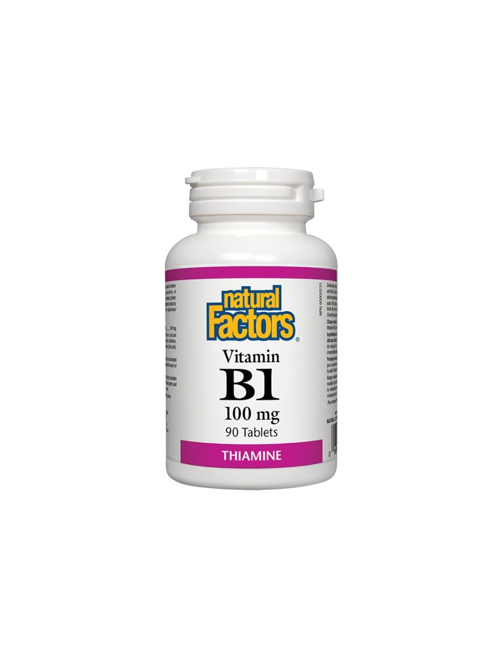 Vitamin B1/ Витамин В1 100 mg х 90 таблетки Natural Factors