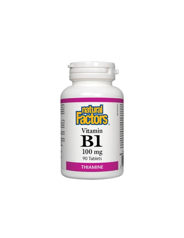 Vitamin B1/ Витамин В1 100 mg х 90 таблетки Natural Factors