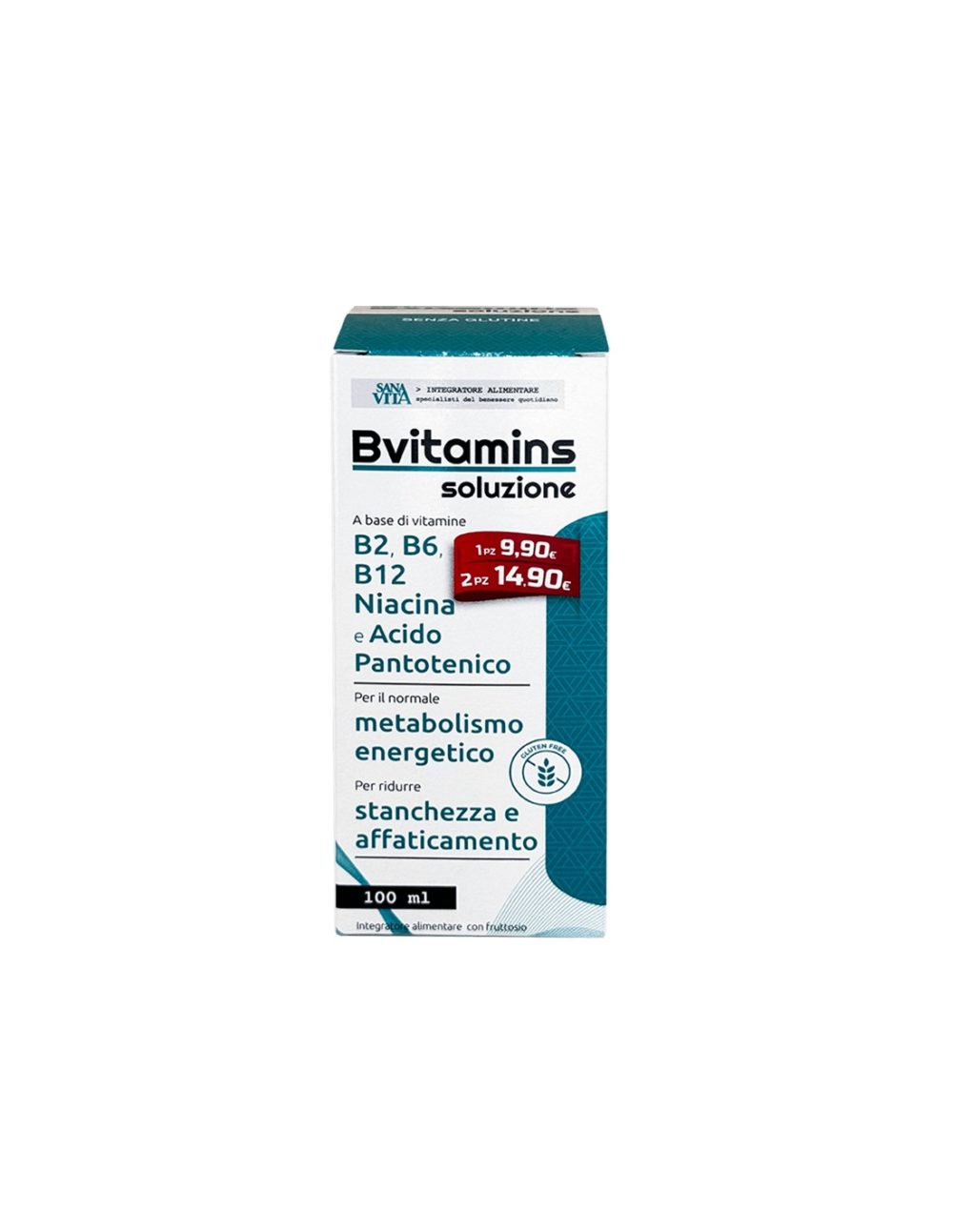 Витамини В-Комплекс SanaVita, 100 ml