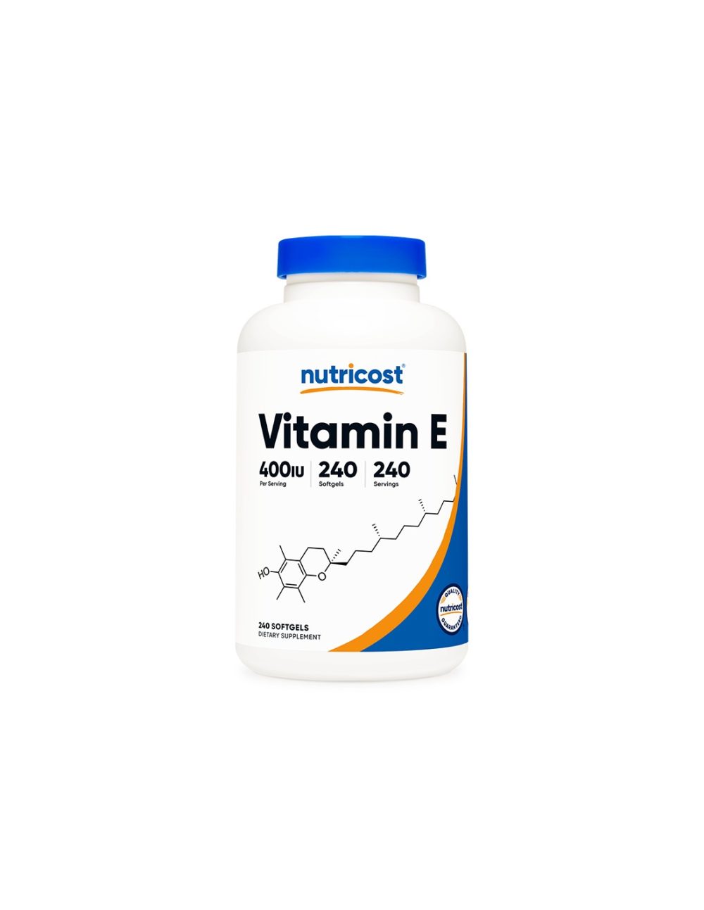Зрение, коса и кожа – Витамин E, 400 IU x 240 софтгел капсули Nutricost