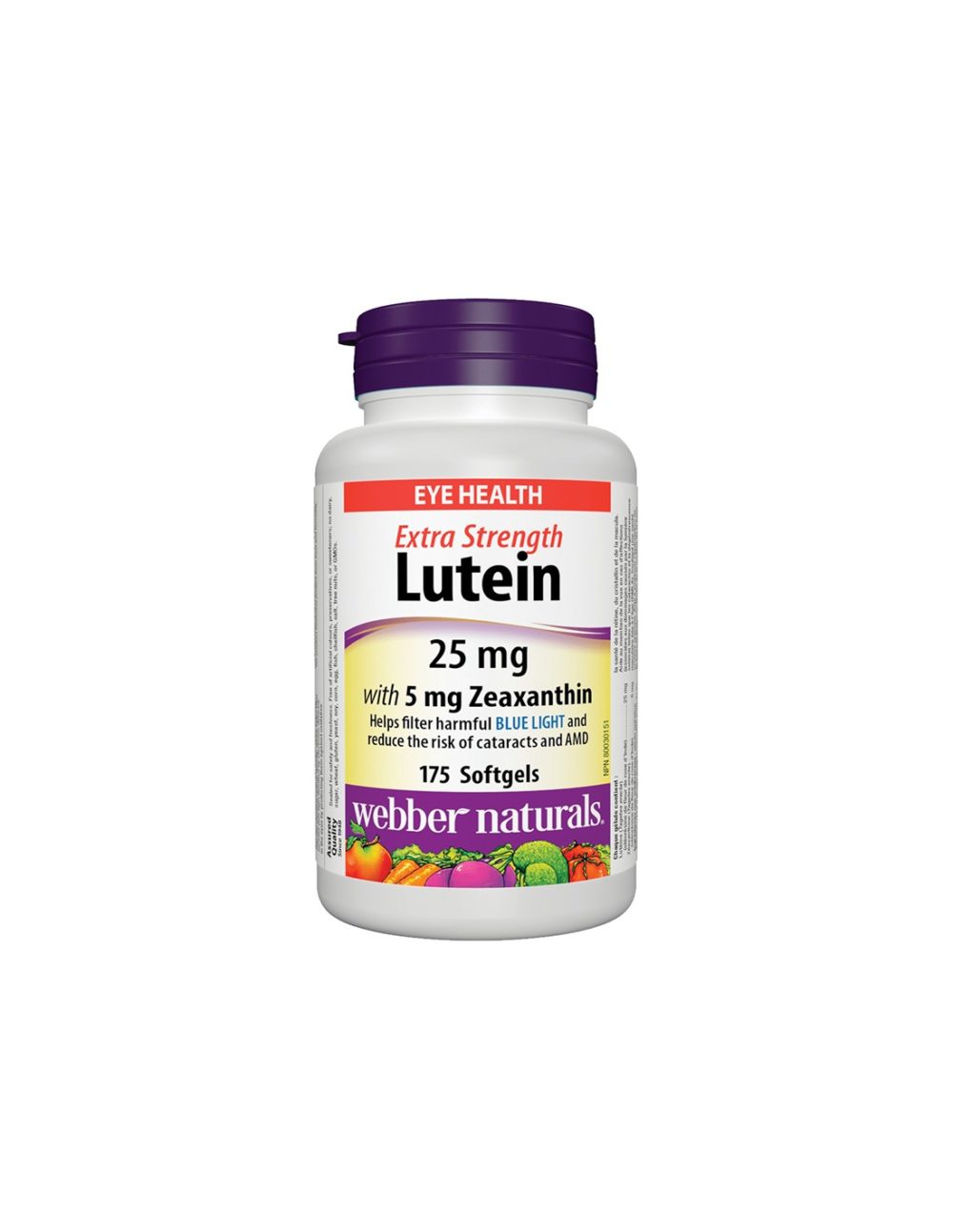 Зрение – Лутеин 25 mg + Зеаксантн 5 mg, 175 софтгел капсули