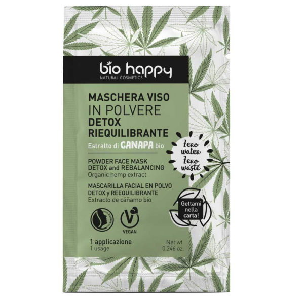 Био Детоксикираща Прахообразна МАСКА за ЛИЦЕ – Bio Happy (7 гр)