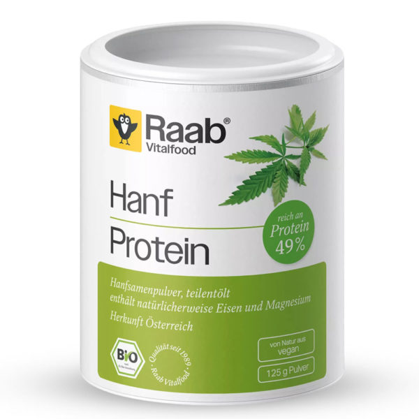 Био КОНОПЕН ПРОТЕИН / HEMP PROTEIN – Raab Vitalfood – 125 грама