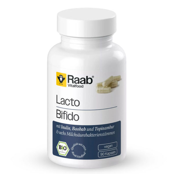 Био Лакто + Бифидо ПРОБИОТИК – Raab Vitalfood (90 капс)