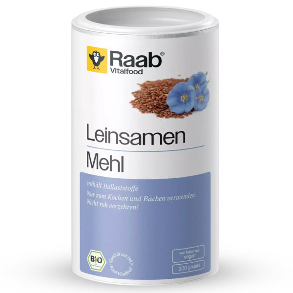 Био ЛЕНЕНО СЕМЕ Прах / FLAXSEED – Raab Vitalfood (200 гр)