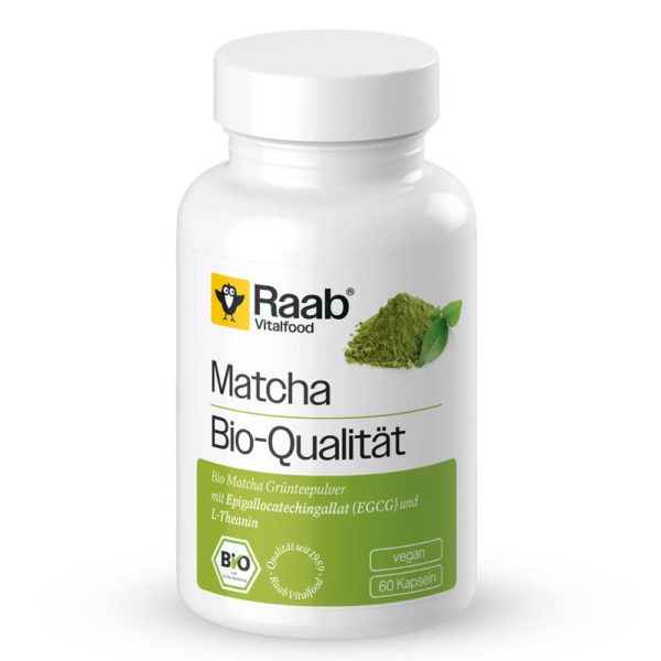 Био МАТЧА Зелен чай / MATCHA Green Tea – Raab Vitalfood (60 капс)