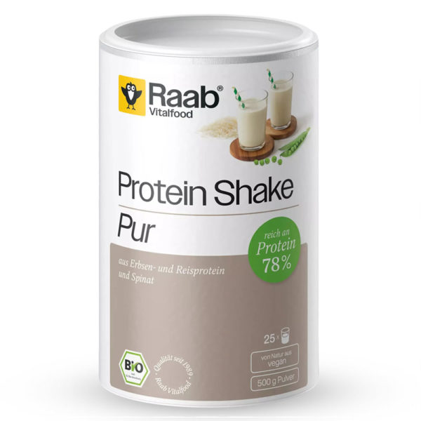 Био ПРОТЕИНОВ Шeйк Прах – 78% PROTEIN Pure – Raab Vitalfood (500 гр)
