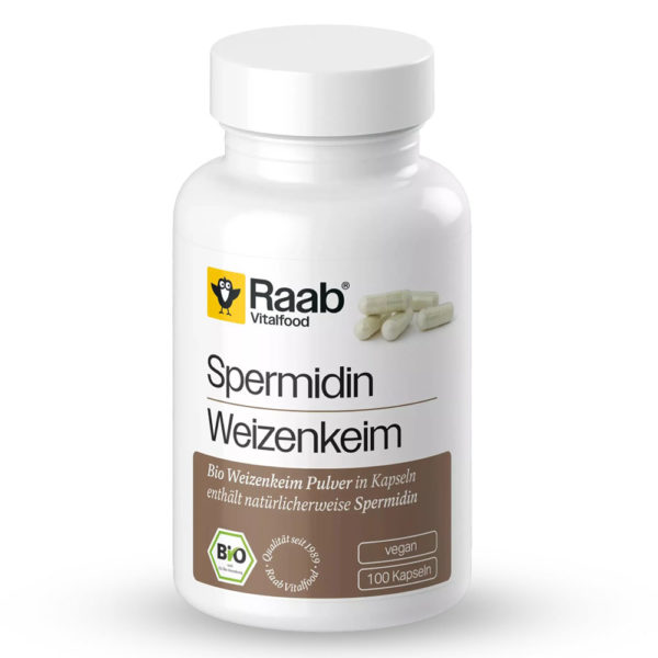 Био ПШЕНИЧЕН ЗАРОДИШ – СПЕРМИДИН – Raab Vitalfood (100 капс)