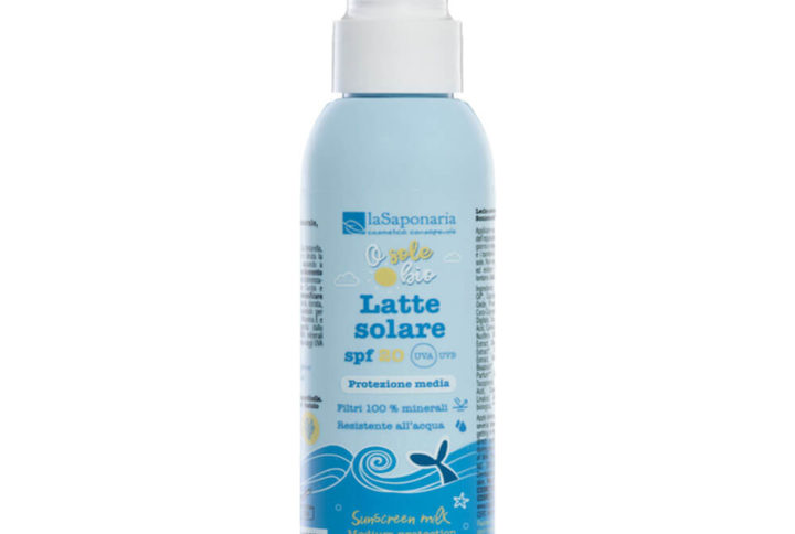 Био Слънцезащитно МЛЯКО за ЛИЦЕ и ТЯЛО SPF 30 – La Saponaria (125 мл)