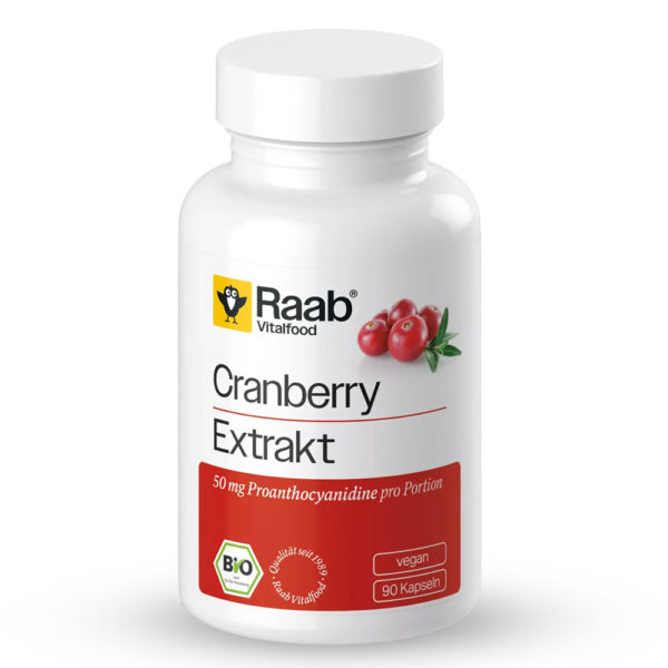 Био ЧЕРВЕНА БОРОВИНКА / CRANBERRY – Raab Vitalfood (90 капс)