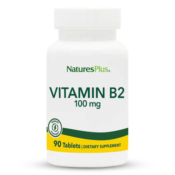 Витамин Б2 РИБОФЛАВИН / RIBOFLAVIN – NaturesPlus (90 табл)