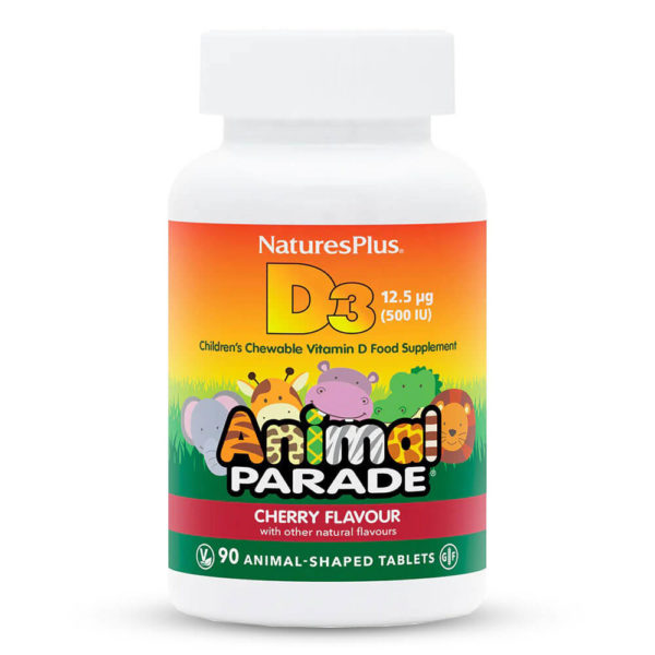 Витамин Д за ДЕЦА – Animal Parade (Череша, 90 бр)