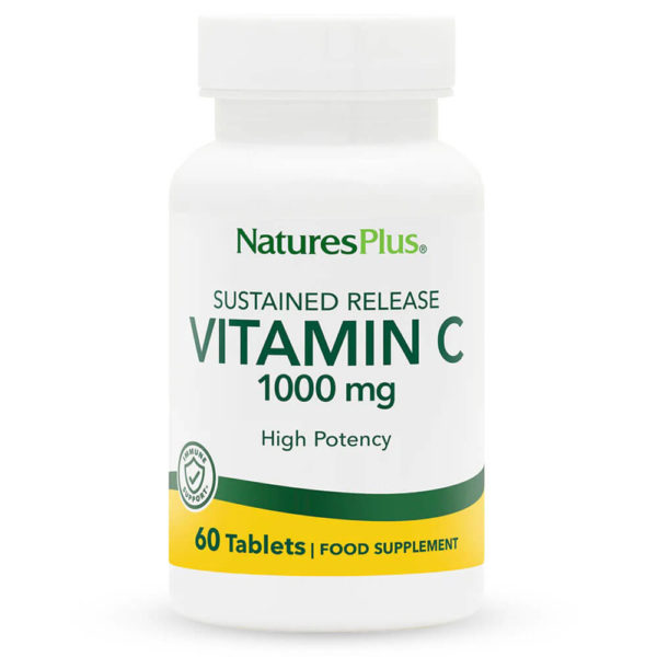 Витамин Ц с удължено освобождаване – NaturesPlus (60 табл)
