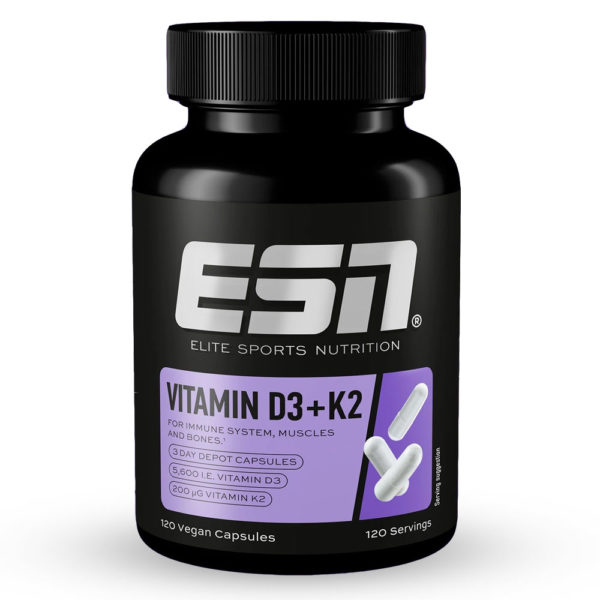 Витамини К2+Д3 / Vitamin MK-7 – ESN (120 капс)