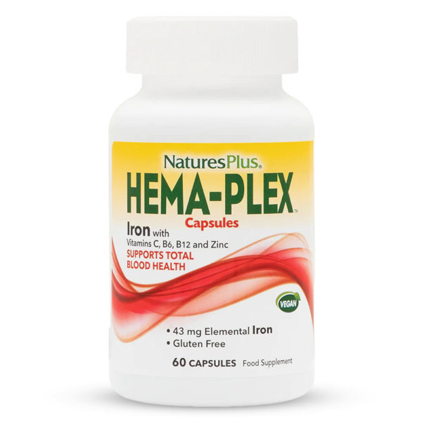 Витамини при Анемия и нисък Хемоглобин HEMA-PLEX (60 капс)