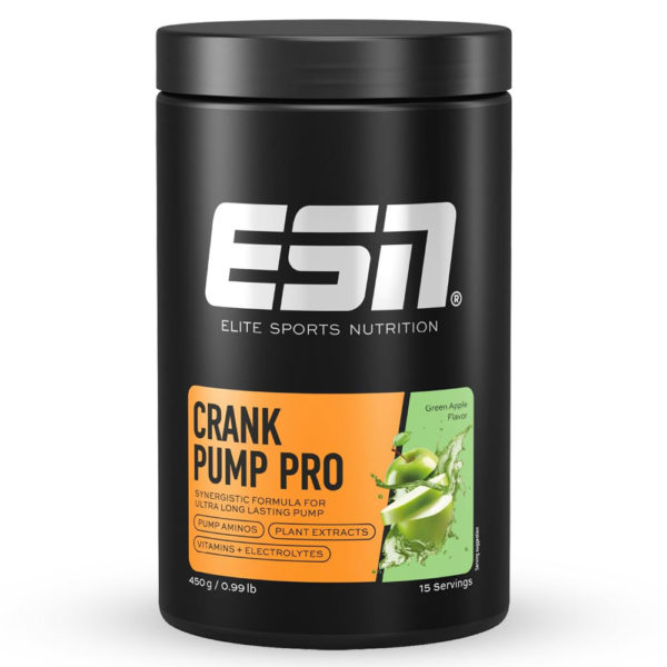 За Мускулно Напомпване Прах – CRANK PUMP PRO – ESN (450 гр) – Зелена Ябълка