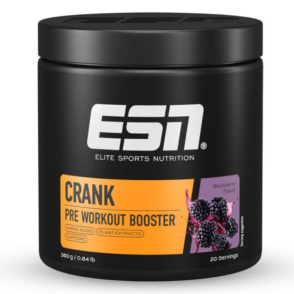 Предтренировъчен Бустер Прах – CRANK BOOSTER – ESN (380 гр) – Къпина