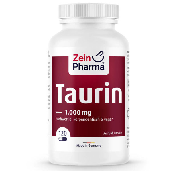 ТАУРИН / TAURIN – ZEINpharma (120 капс) – 1000 mg x 120 капсули