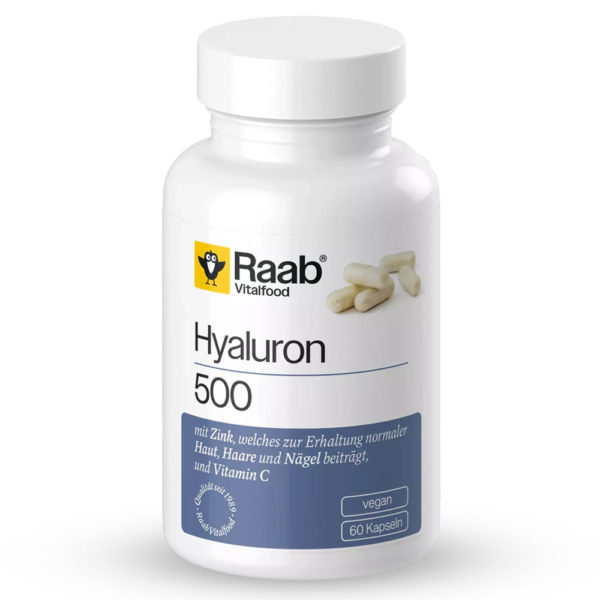 ХИАЛУРОНOВА КИСЕЛИНА / HYALURON – Raab Vitalfood (60 капс)