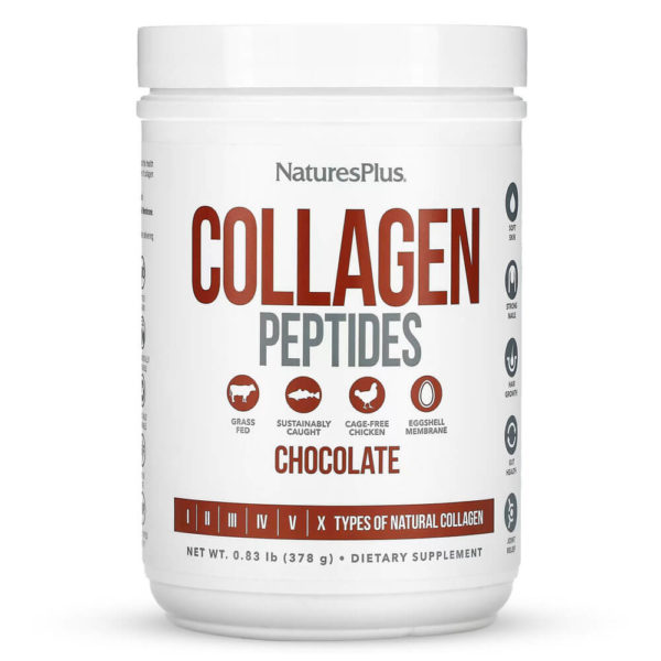 Хидролизиран КОЛАГЕН Прах – COLLAGEN Peptides – NaturesPlus – Шоколад 378 гр