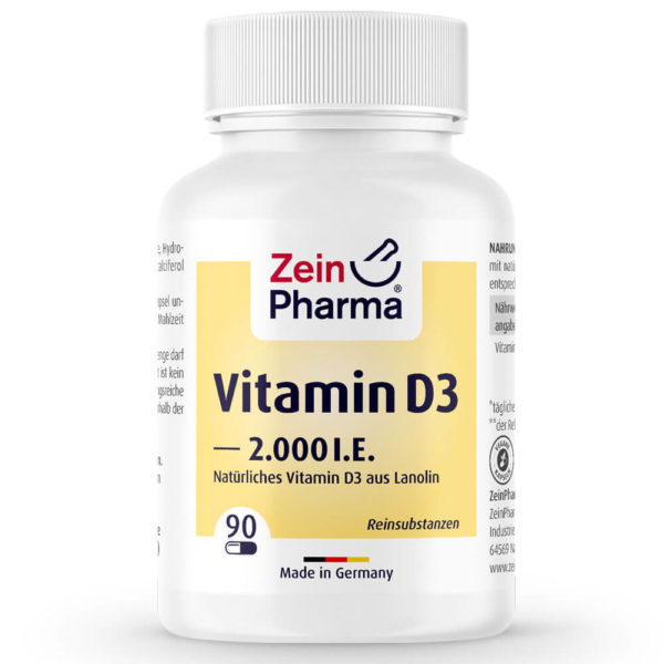 Витамин Д / Vitamin D – ZEINpharma – 2000 IU х 90 капсули