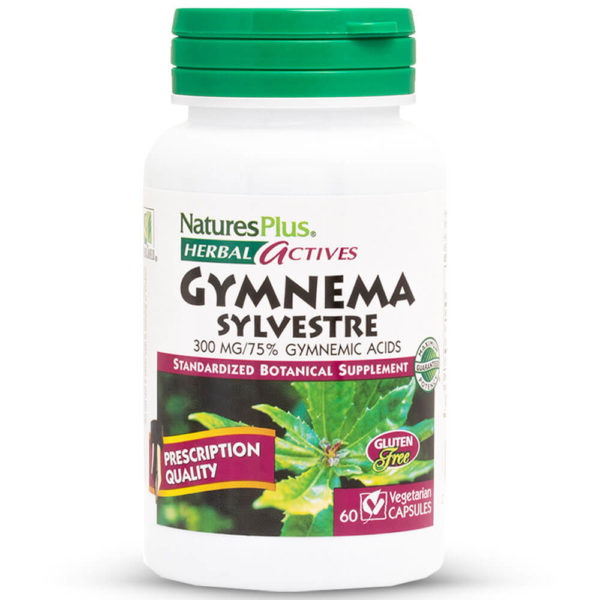 ГИМНЕМА СИЛВЕСТРЕ / GYMNEMA – NaturesPlus (60 капс)