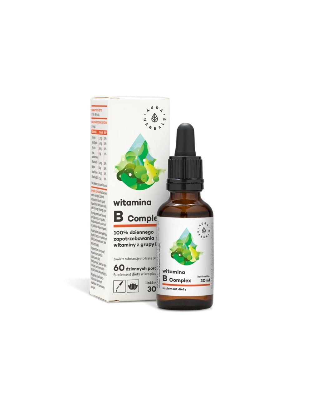 Нервна система – Витамин В комплекс, 30 ml капки Aura Herbals