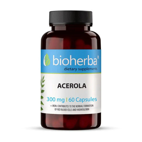 Ацерола / Acerola Bioherba 300 mg x 60 капсули