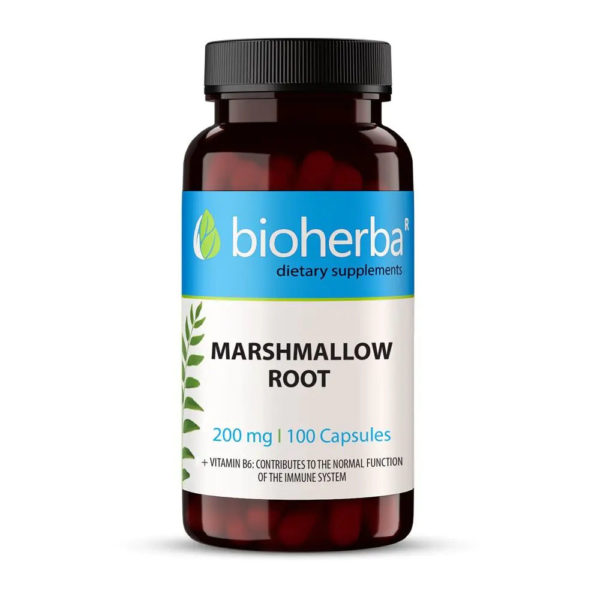 Бяла Ружа / Marshmallow Root Bioherba 200 mg x 100 капсули