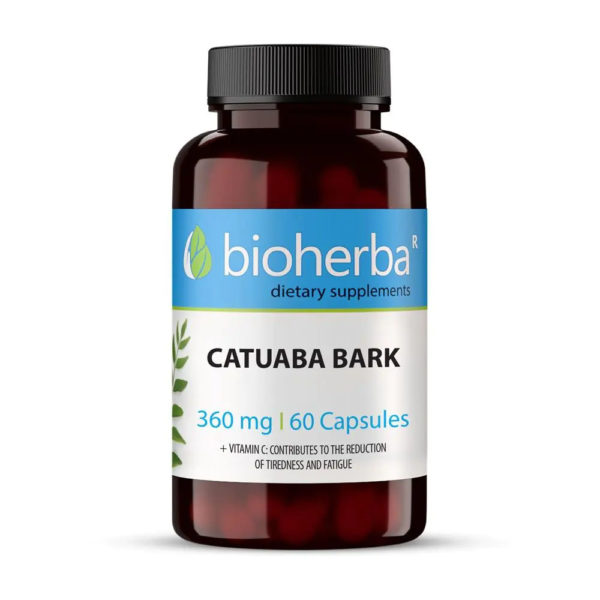Катуаба кора / Catuaba Bark Bioherba 360 mg x 60 капсули