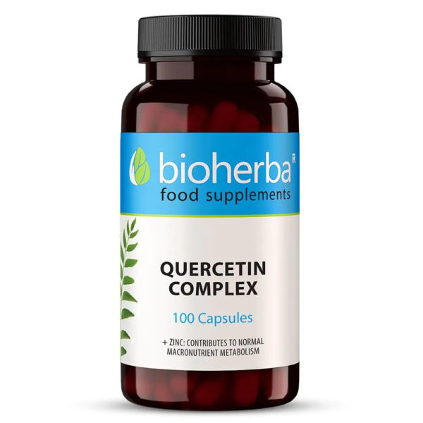 Кверцетин Комплекс / Quercetin Complex Bioherba х 100 капсули