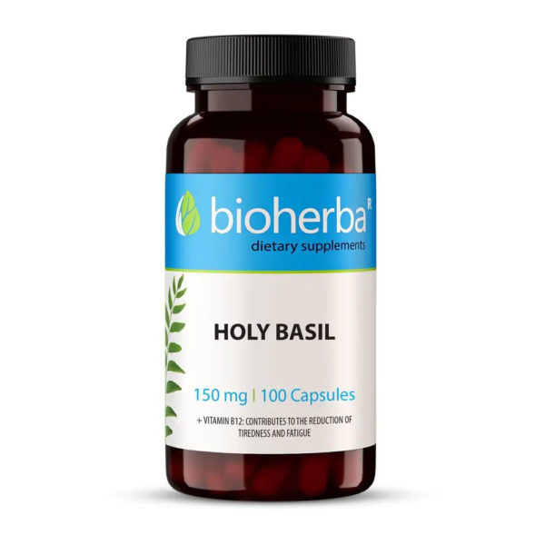 Свещен босилек / Indisches Basilikum Tulsi Bioherba 150 mg x 100 капсули