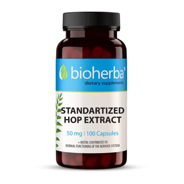 Хмел / Hop Bioherba 50 mg x 100 капсули